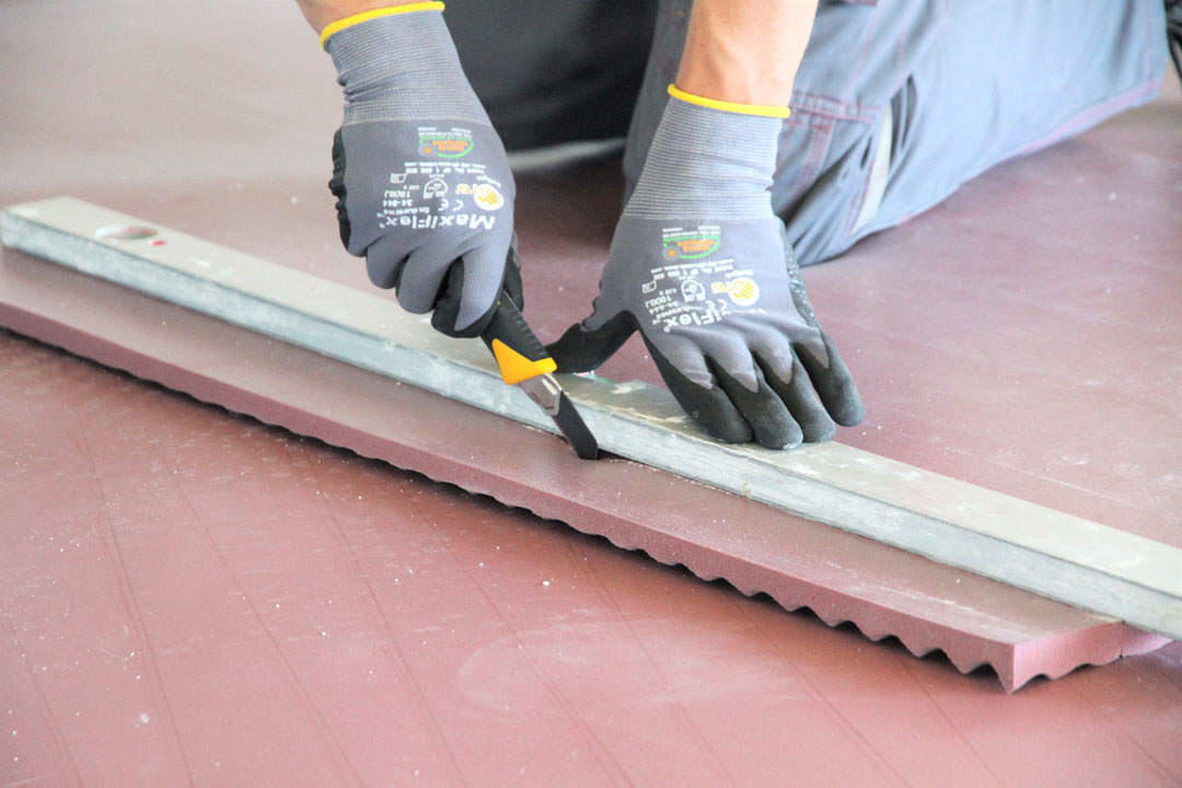 Hochbelastbare Trittschallschutzmatten 