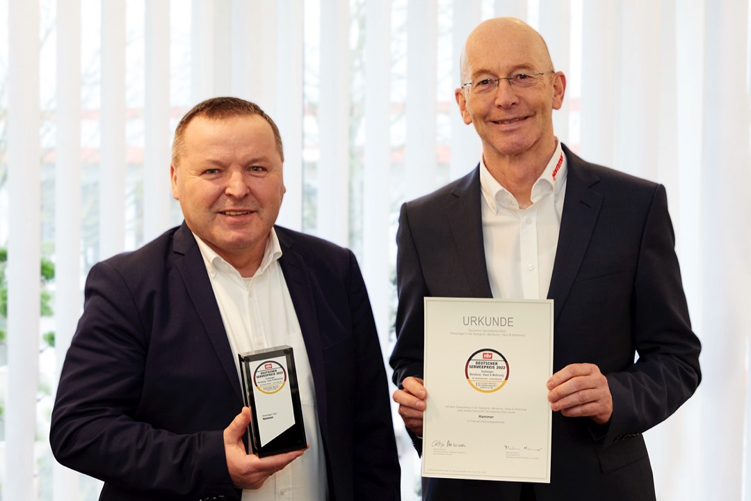 Servicepreis zum zweiten Mal erhalten