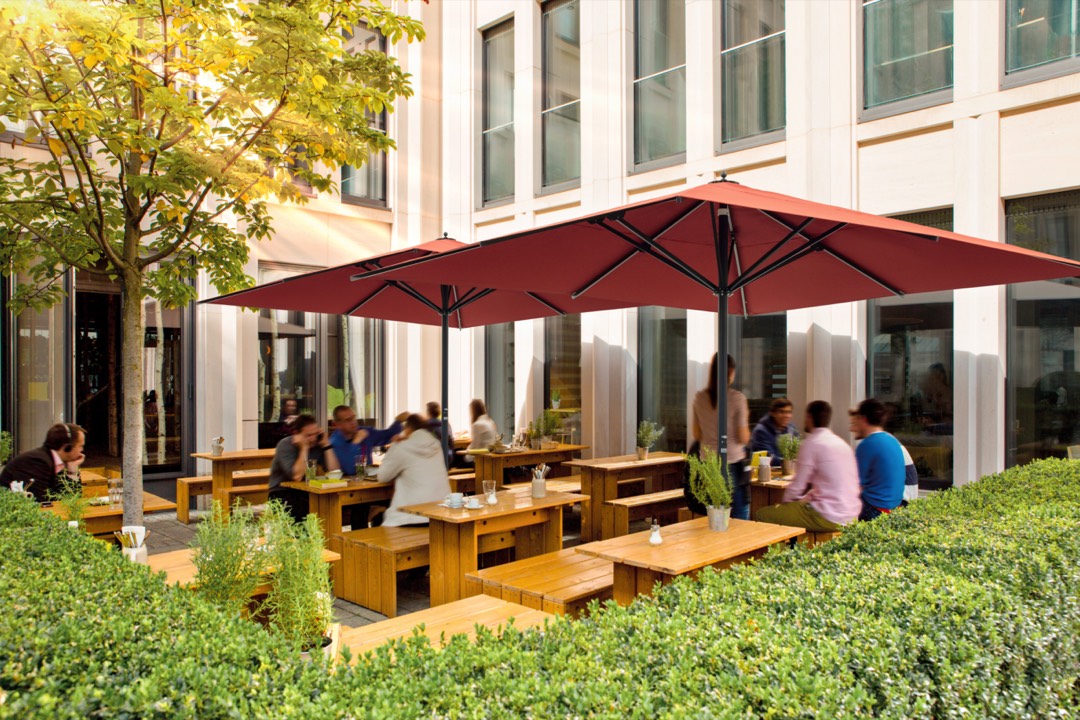 Schattenspender für die Gastronomie 