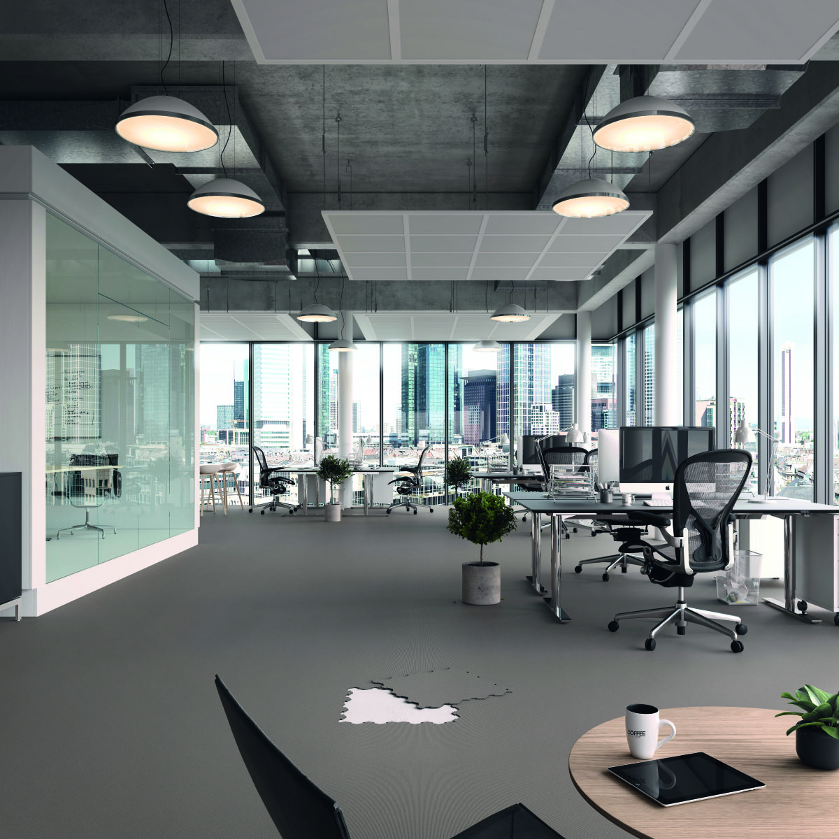 Patentierte Teppichfliese mit einzigartiger Kante