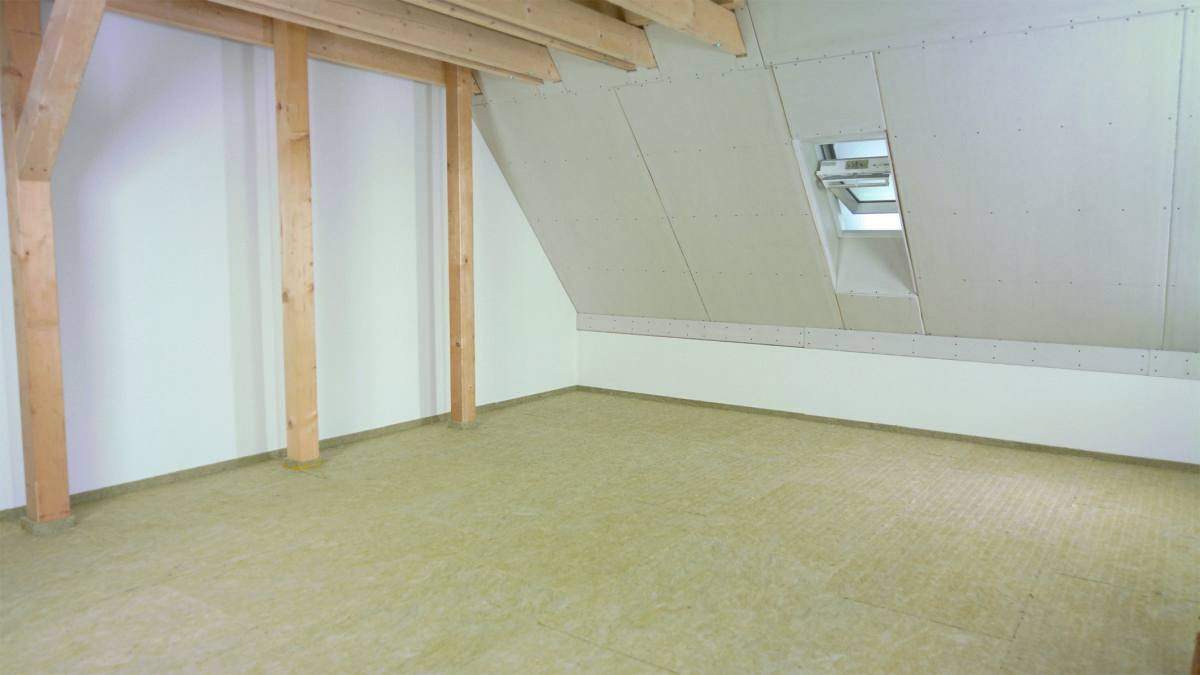 Wärme- und Trittschalldämmung aus Steinwolle