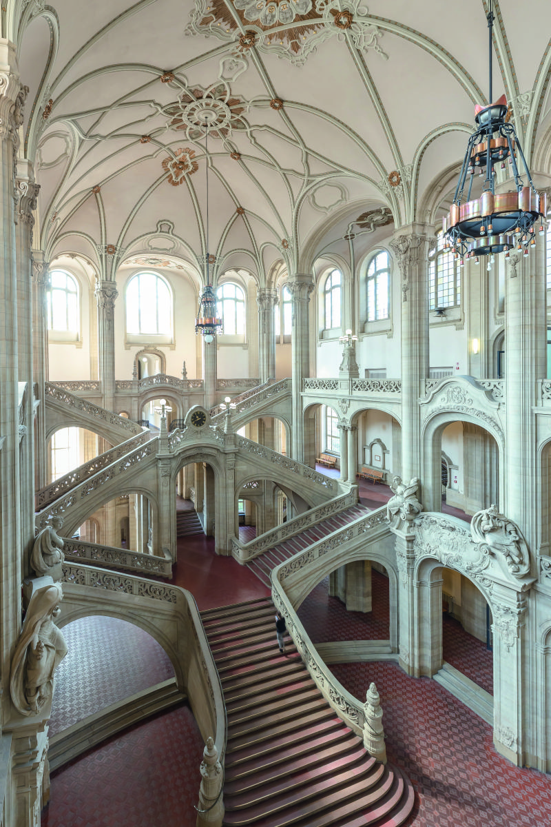 Nachhaltiger Boden für historisches Gebäude 