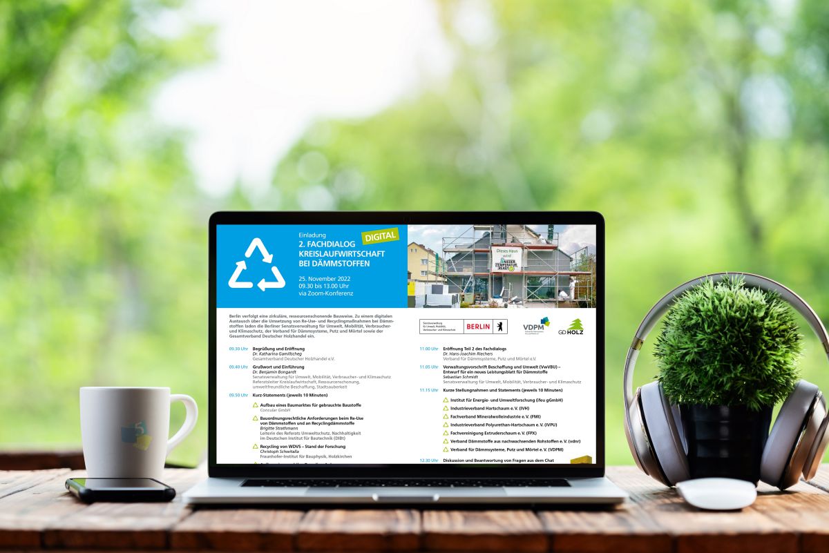 2. Fachdialog "Kreislaufwirtschaft bei Dämmstoffen"