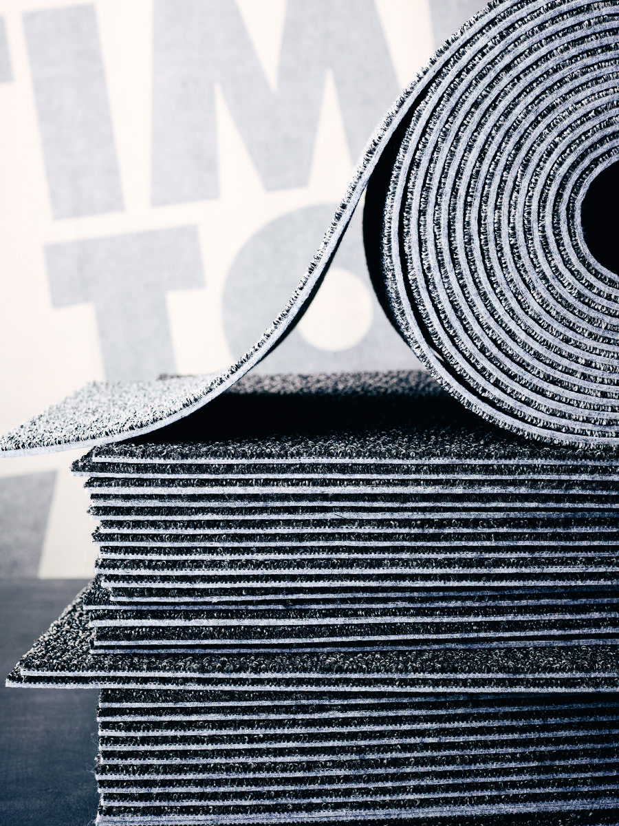 Erster recycelbarer Teppichboden