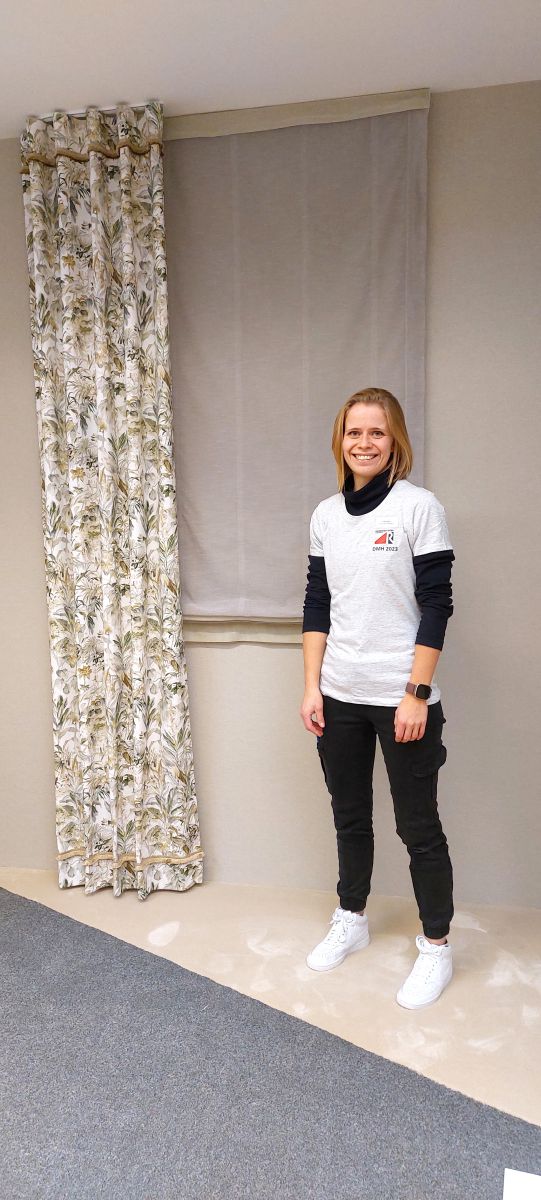 Laura-Marie Heide gewinnt Bundeswettbewerb der Raumausstatter 