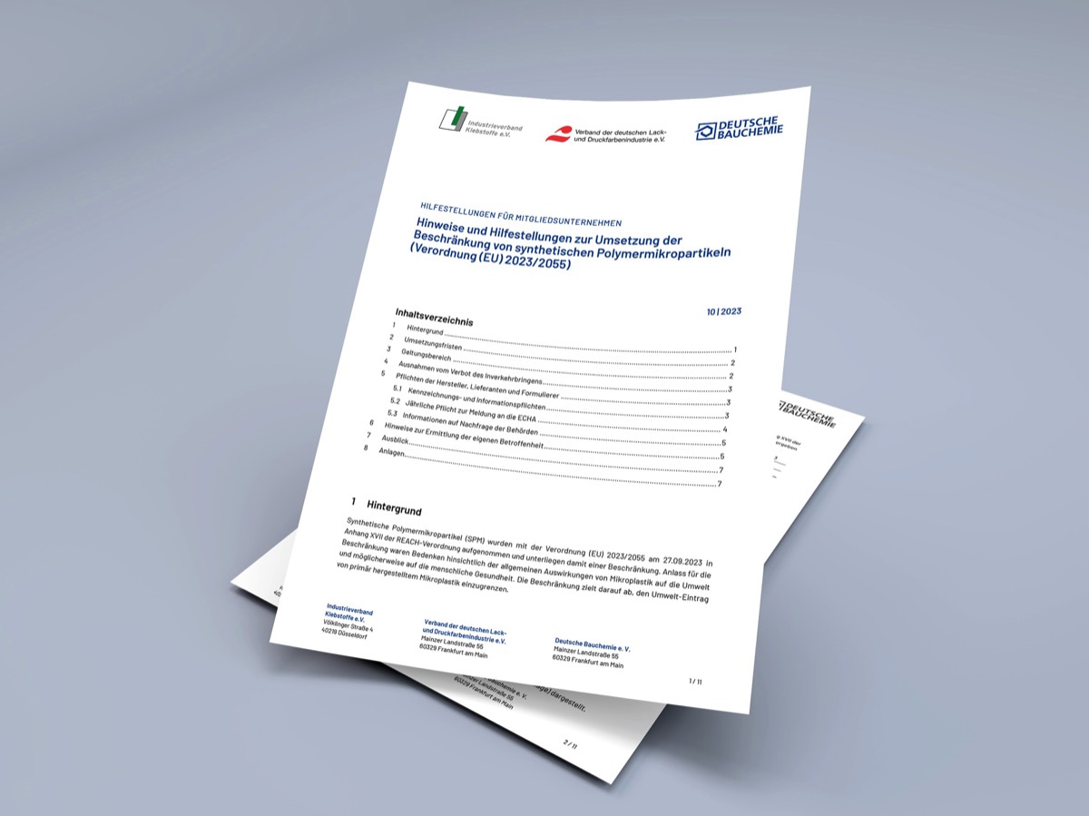 Leitfaden zur Beschränkung von Mikroplastik