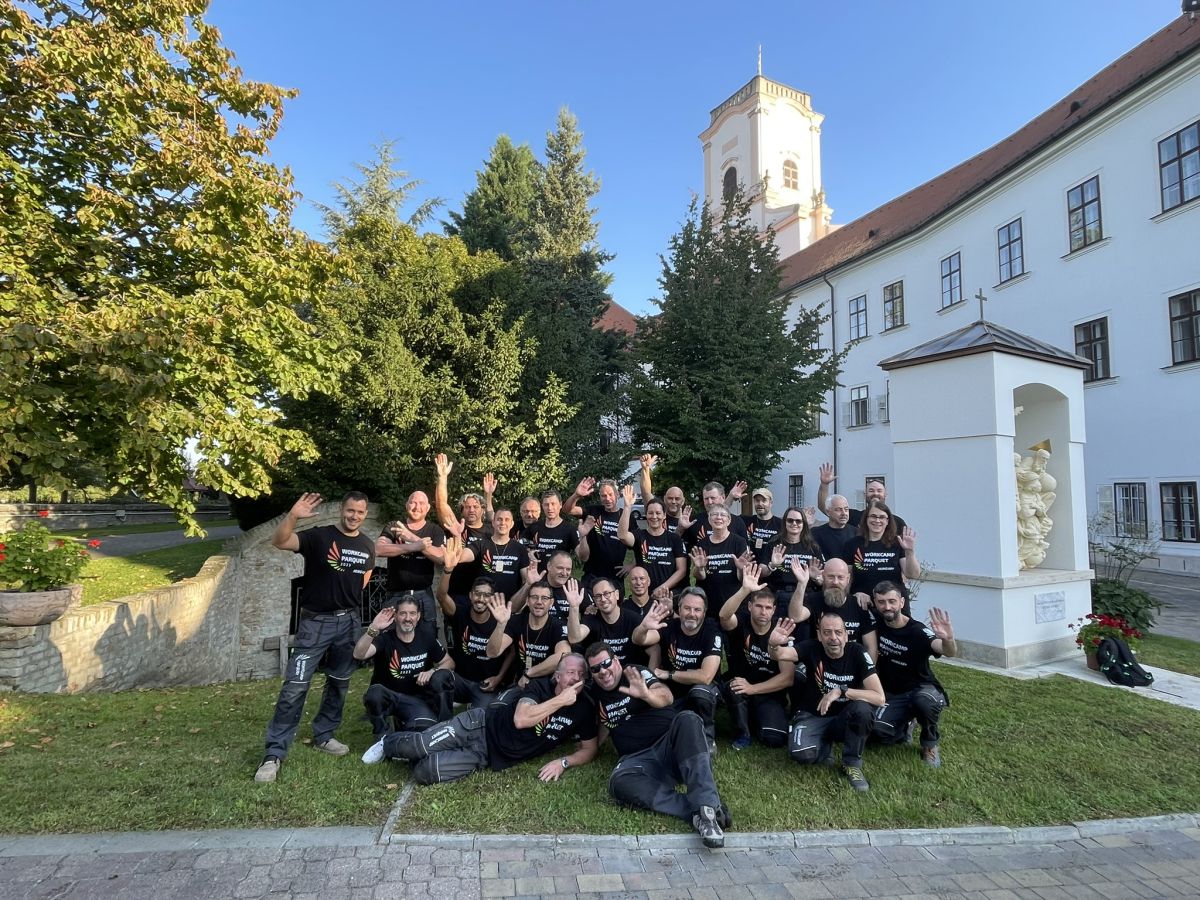 Parkettrestaurierung im Bischofspalast