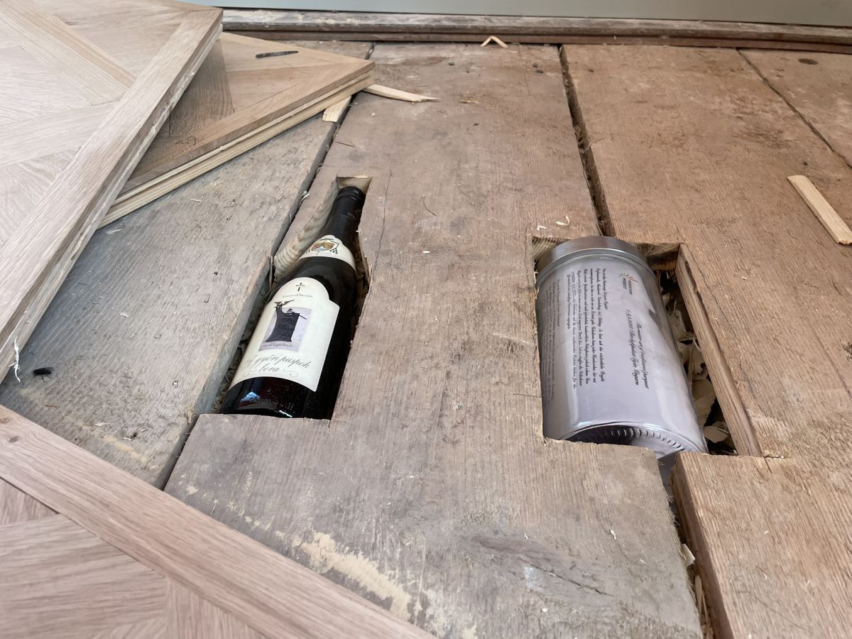 Parkettrestaurierung im Bischofspalast