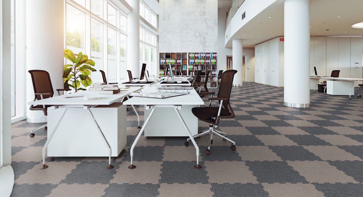 LVT-Webfliese mit Schwalbenschwanz-Verriegelung