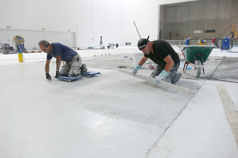 Congress Center erhält hochwertige Terrazzoböden