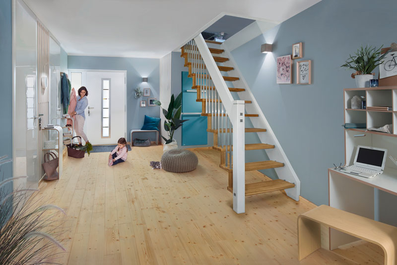 Massivholzdielen sorgen für Wohlbefinden 