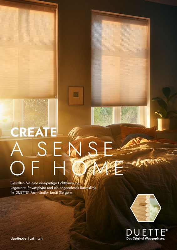 Duette Marketingkampagne stellt das "Zuhause-Gefühl" in den Mittelpunkt