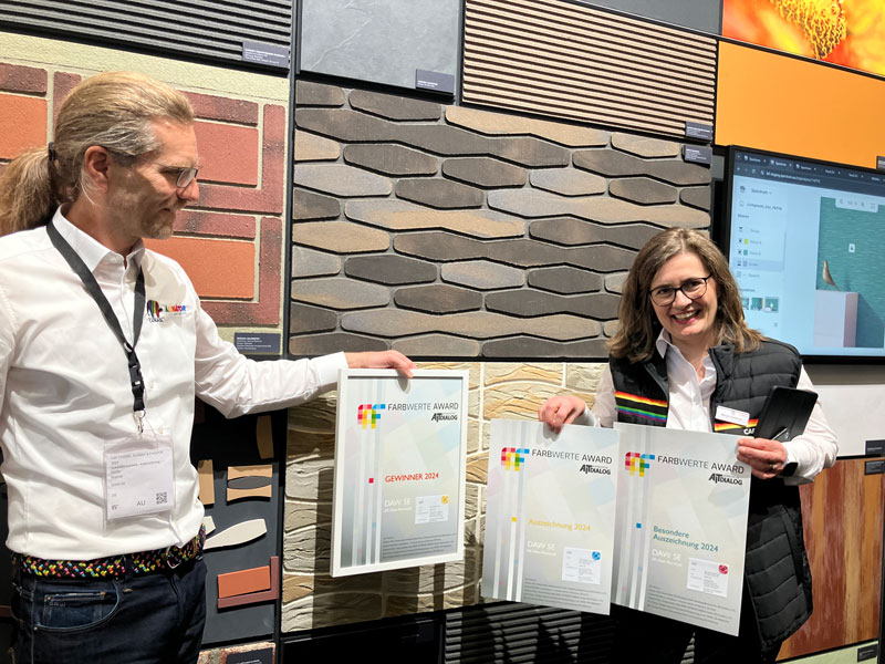 Vier Awards für überzeugende Oberflächen 