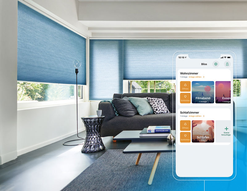 Motorisierter Sonnenschutz powered by Bliss 
