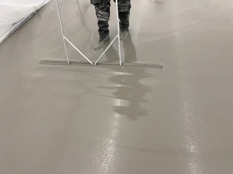 Boden-Sanierung bei laufender Produktion 