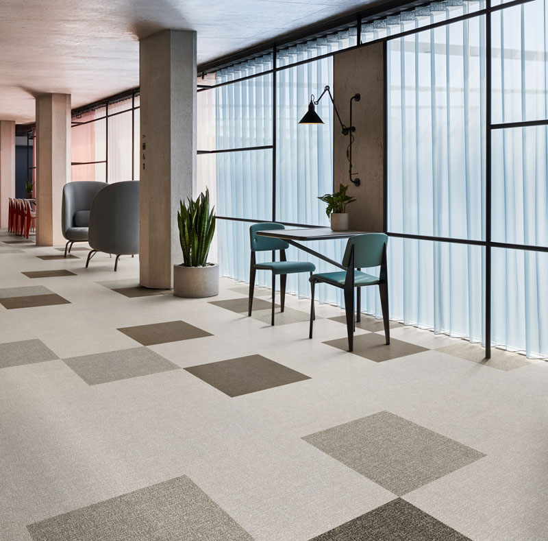 Designbelag in Textiloptik 