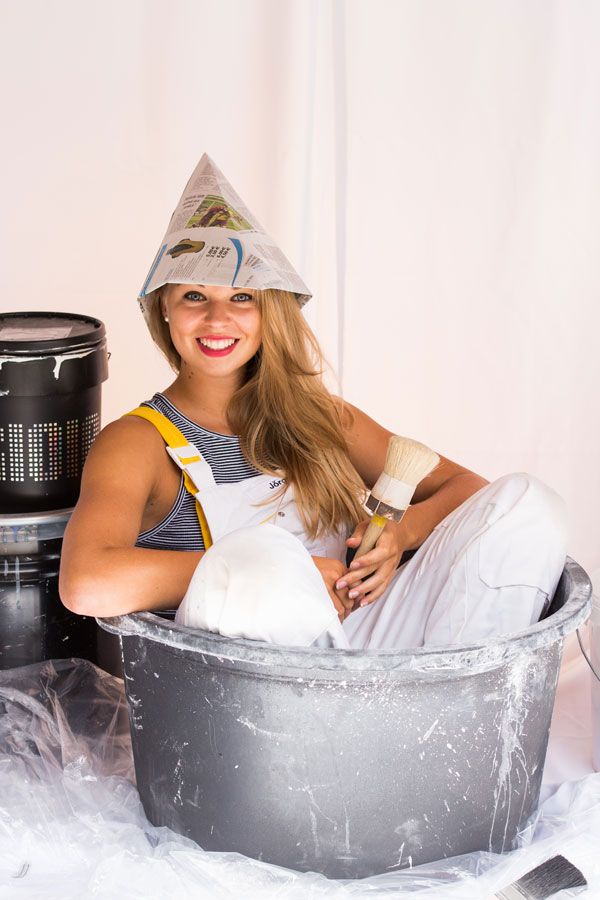 26-jährige Malerin unterstützt Farbkampagne 