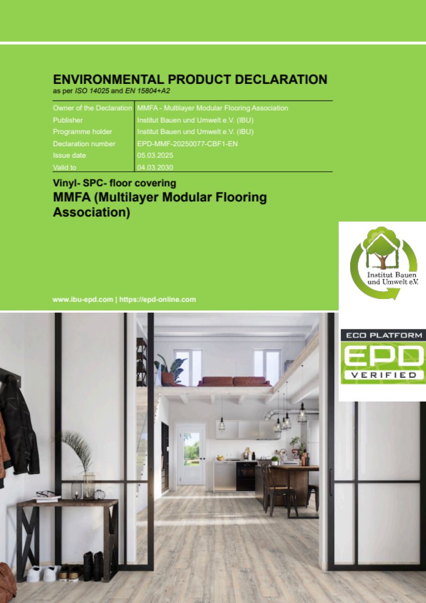 MMFA veröffentlicht EPD für SPC-Beläge