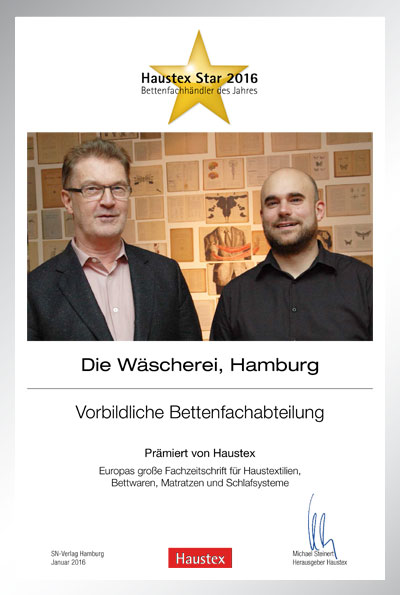 Die Wäscherei | Das Möbelhaus – Tristan Einrichtungs GmbH-Bettenfachhändler Urkunde Die Wäscherei | Das Möbelhaus – Tristan Einrichtungs GmbH
