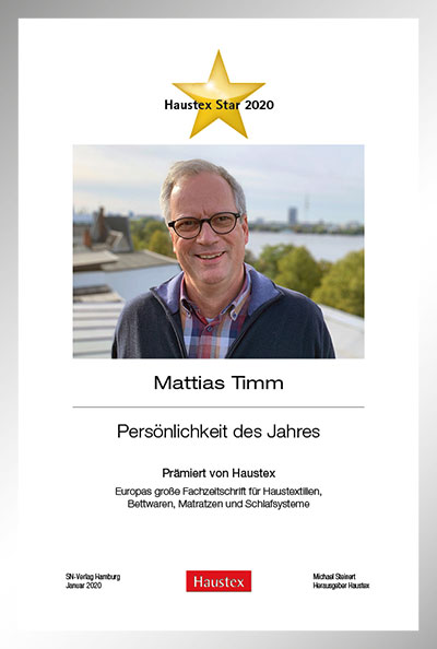 Mattias Timm-Bettenfachhändler Urkunde Mattias Timm