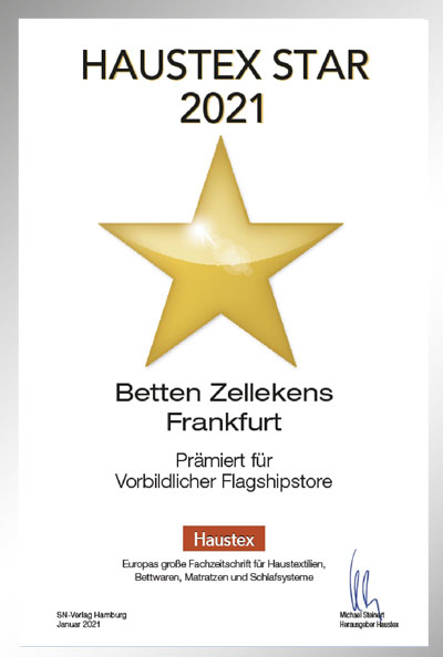 Betten Zellekens-Bettenfachhändler Urkunde Betten Zellekens