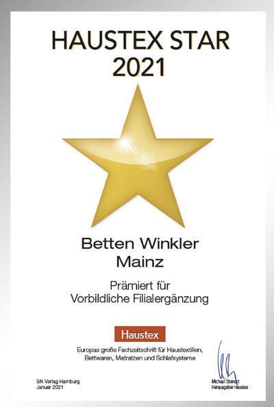 Betten Winkler-Bettenfachhändler Urkunde Betten Winkler