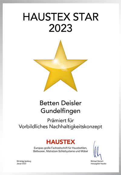 Betten Deisler-Bettenfachhändler Urkunde Betten Deisler