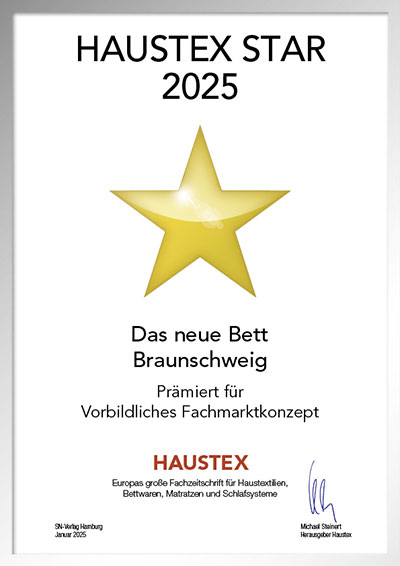 Das neue Bett-Bettenfachhändler Urkunde Das neue Bett