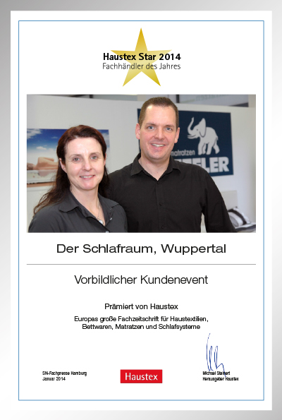 Der Schlafraum-Bettenfachhändler Urkunde Der Schlafraum