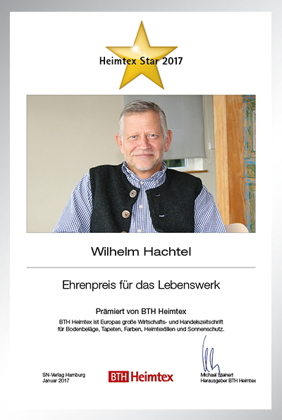 Wilhelm Hachtel-Bettenfachhändler Urkunde Wilhelm Hachtel