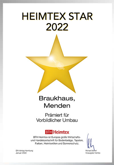 Braukhaus + Co. GmbH-Bettenfachhändler Urkunde Braukhaus + Co. GmbH