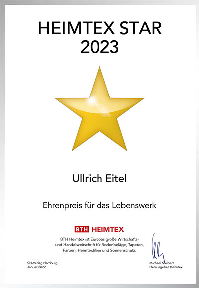 Ullrich Eitel-Bettenfachhändler Urkunde Ullrich Eitel