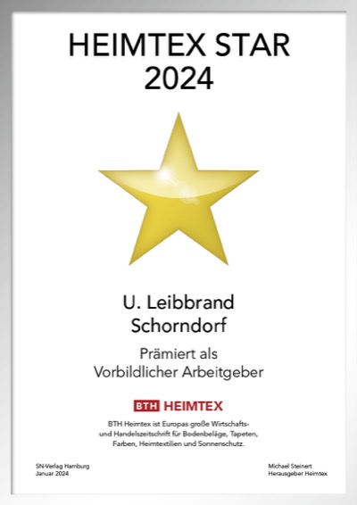 U. Leibbrand GmbH-Bettenfachhändler Urkunde U. Leibbrand GmbH