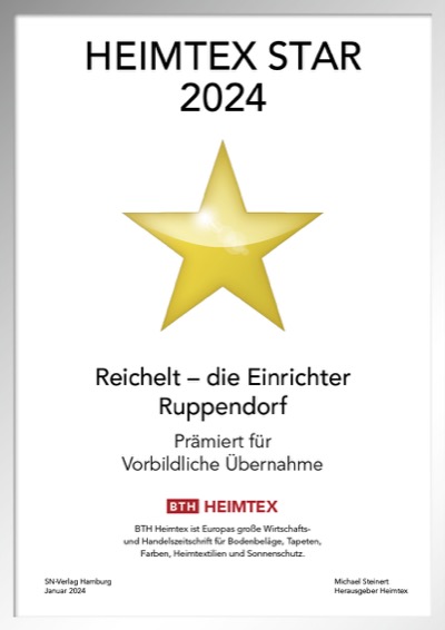 Reichelt die Einrichter OHG-Bettenfachhändler Urkunde Reichelt die Einrichter OHG