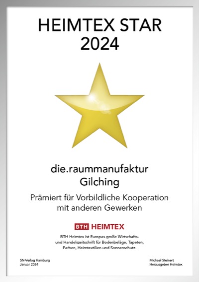 die.raummanufaktur-Bettenfachhändler Urkunde die.raummanufaktur