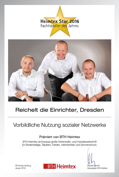 Reichelt die Einrichter OHG | Einrichtungshaus am Fetscherplatz
House of Jab Anstoetz-Bettenfachhändler Urkunde Reichelt die Einrichter OHG | Einrichtungshaus am Fetscherplatz
House of Jab Anstoetz