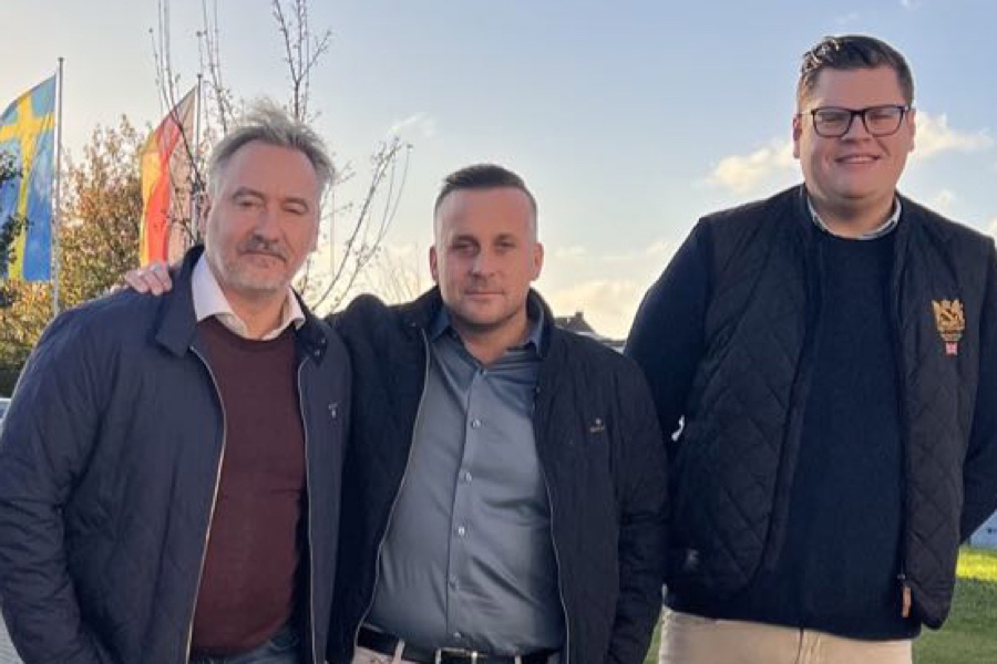 Zoran Mihajlovic, Christian Taipale, Jonathan Larsen. Barth & Co mit Vertriebstochter in Schweden