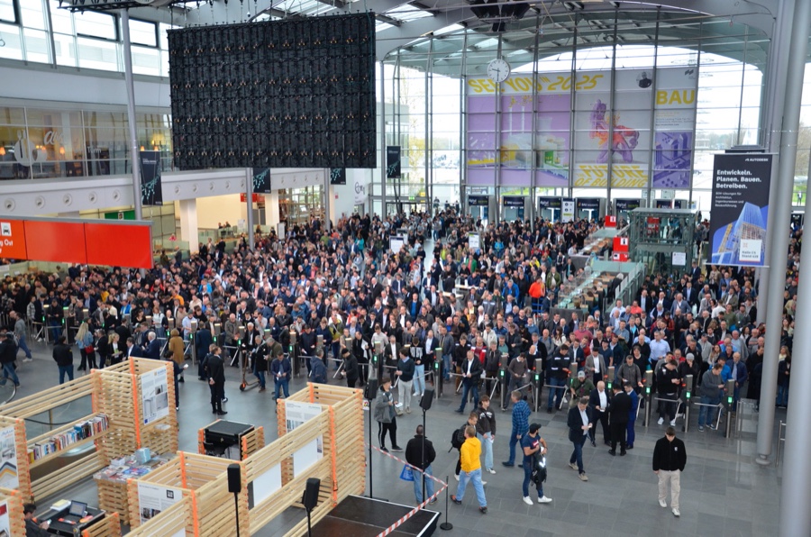 Messe BAU 2023 zog rund 190.000 Besucher an. Messe BAU 2023 zog rund 190.000 Besucher an