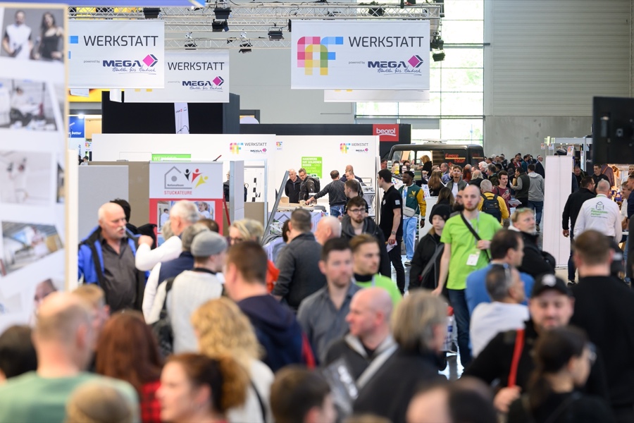 34.000 Besucher auf der Farbe, Ausbau & Fassade 34.000 Besucher auf der Farbe, Ausbau & Fassade