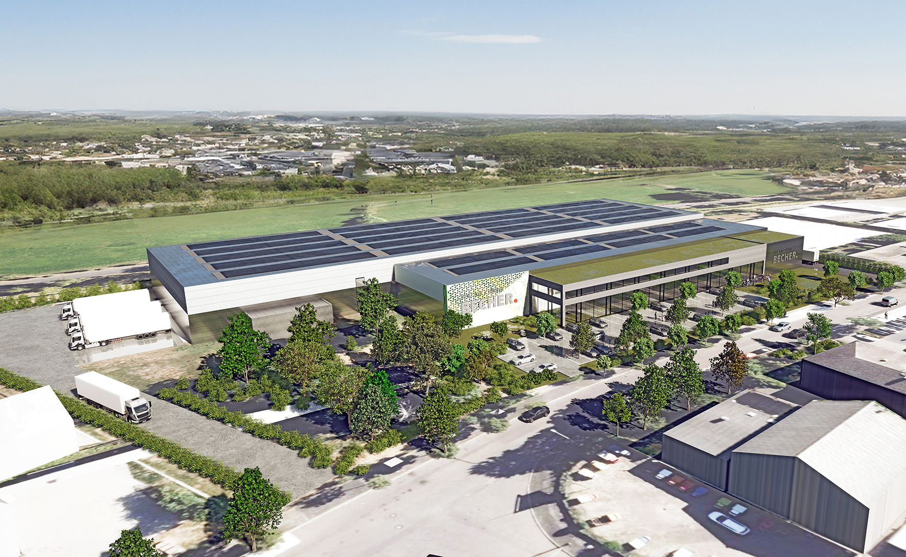 Becher baut in Hanau und bündelt Standorte im Rhein-Main-Gebiet Becher baut in Hanau und bündelt Standorte im Rhein-Main-Gebiet