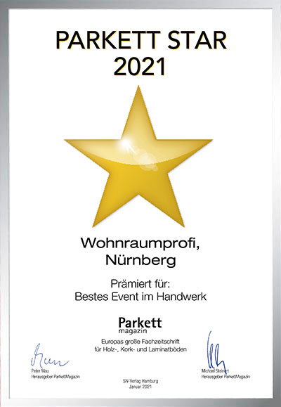 Wohnraumprofi GmbH-Bettenfachhändler Urkunde Wohnraumprofi GmbH