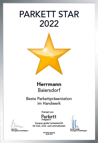 Herrmann Fenster-Türen-Bodenbeläge GmbH-Bettenfachhändler Urkunde Herrmann Fenster-Türen-Bodenbeläge GmbH