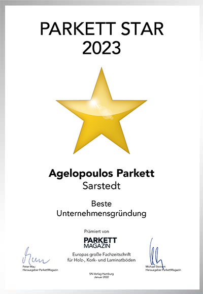Agelopoulos Fachbetrieb für Parkett & Bodenbeläge-Bettenfachhändler Urkunde Agelopoulos Fachbetrieb für Parkett & Bodenbeläge