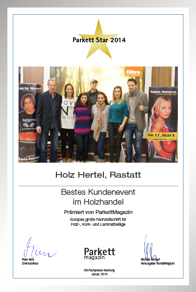 Holz-Hertel GmbH & Co. KG-Bettenfachhändler Urkunde Holz-Hertel GmbH & Co. KG