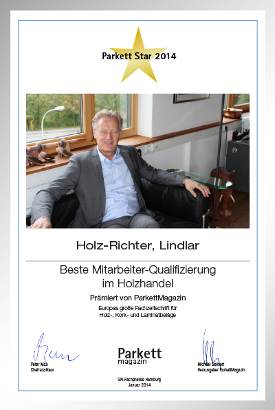 Holz-Richter GmbH-Bettenfachhändler Urkunde Holz-Richter GmbH