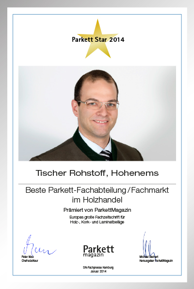 Tischler Rohstoff e. Gen.-Bettenfachhändler Urkunde Tischler Rohstoff e. Gen.