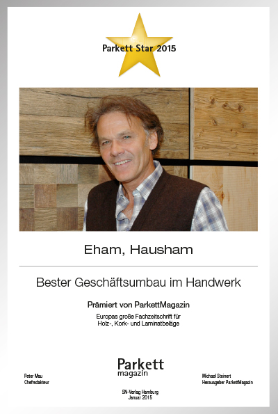 Schreinerei Josef Eham GmbH-Bettenfachhändler Urkunde Schreinerei Josef Eham GmbH