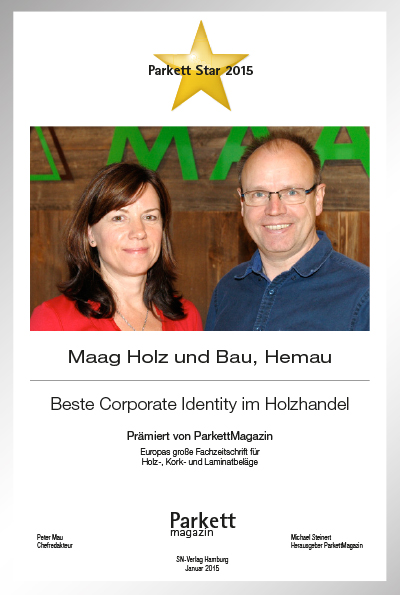 Maag Holz GmbH-Bettenfachhändler Urkunde Maag Holz GmbH
