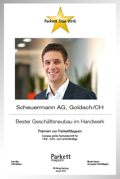Scheuermann AG-Bettenfachhändler Urkunde Scheuermann AG