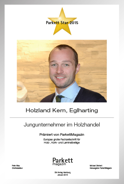 HolzLand Kern GmbH & Co. KG-Bettenfachhändler Urkunde HolzLand Kern GmbH & Co. KG